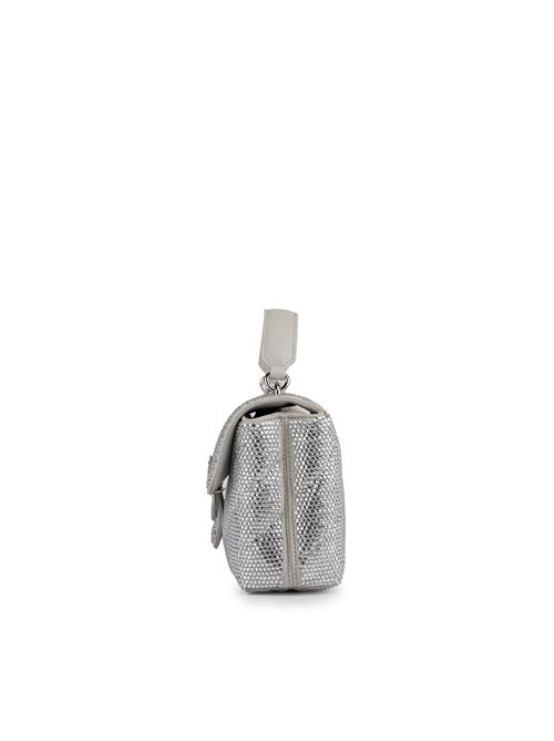 Borsa Mini Love Bag Puff con brillantini silver PINKO | 100044 A217ZZFN